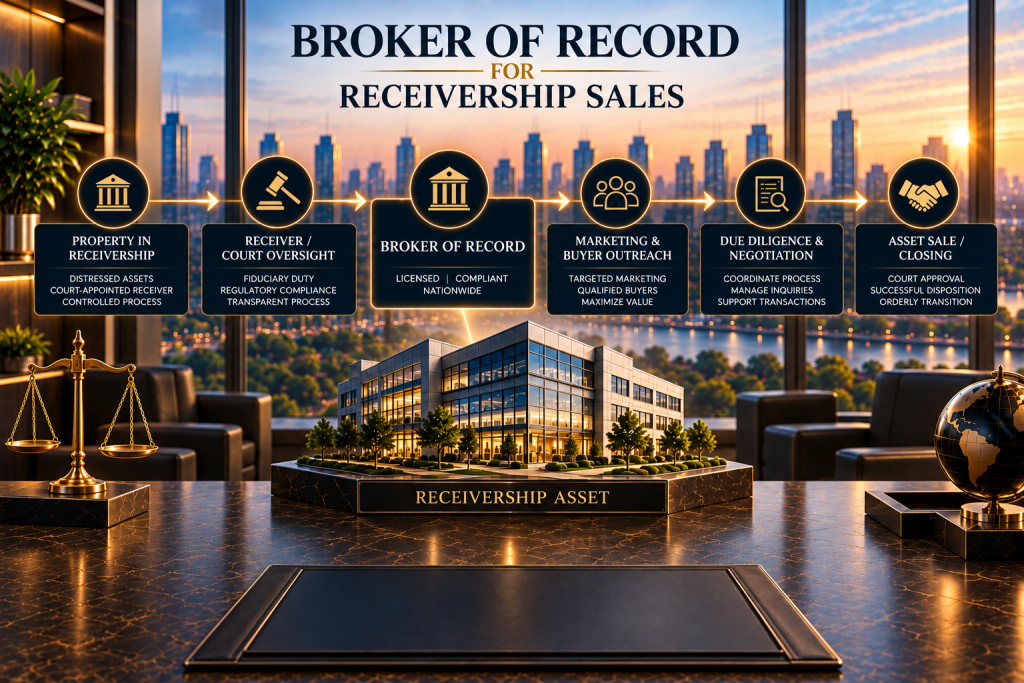 Broker of Record for Receivership Sales