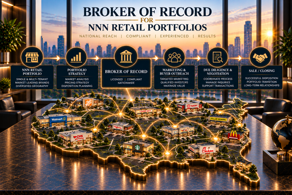 Broker of Record for NNN Retail Portfolios