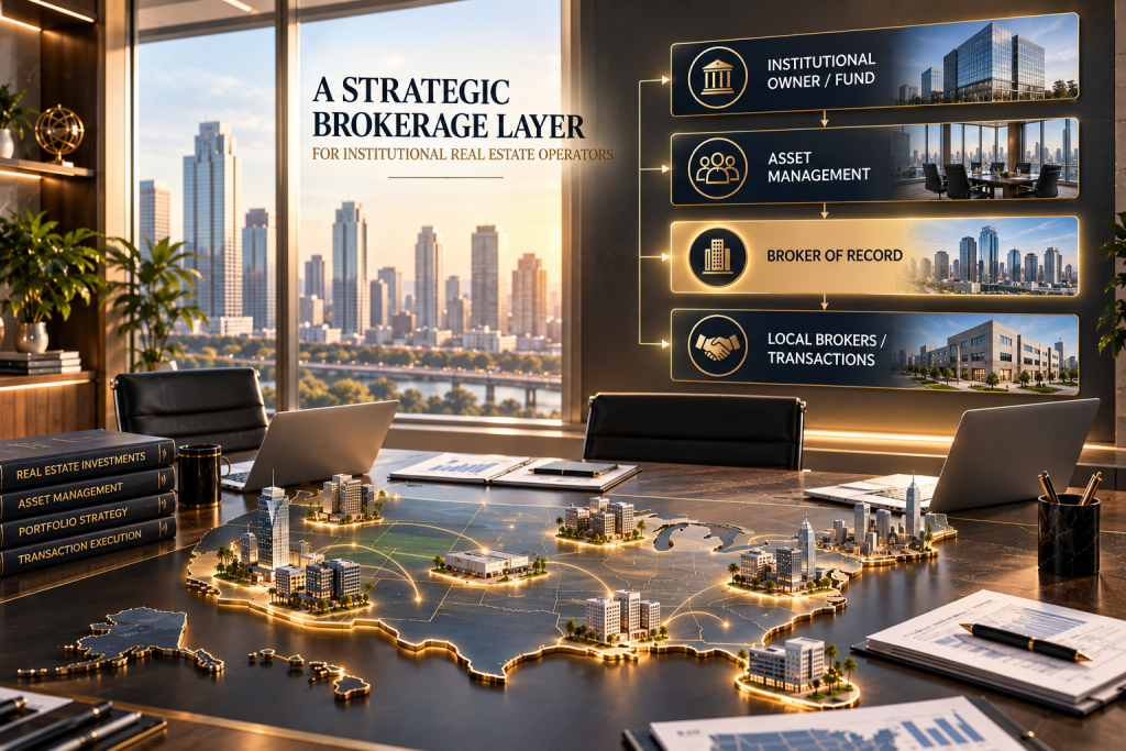 Broker of Record Services for Institutional Real Estate Operators
