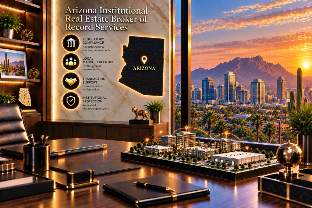 Broker of Record for Institutional Real Estate in Arizona
