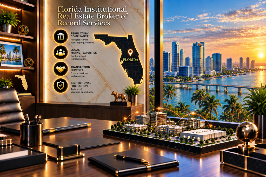 Commercial Real Estate Broker of Record in Florida