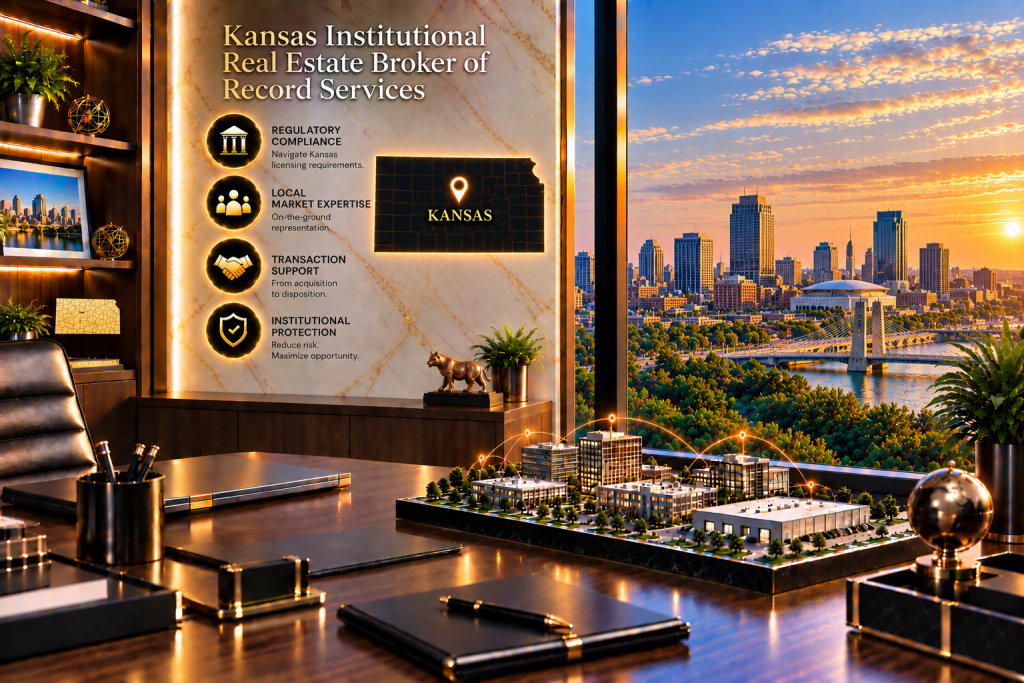 Commercial Real Estate Broker of Record in Kansas
