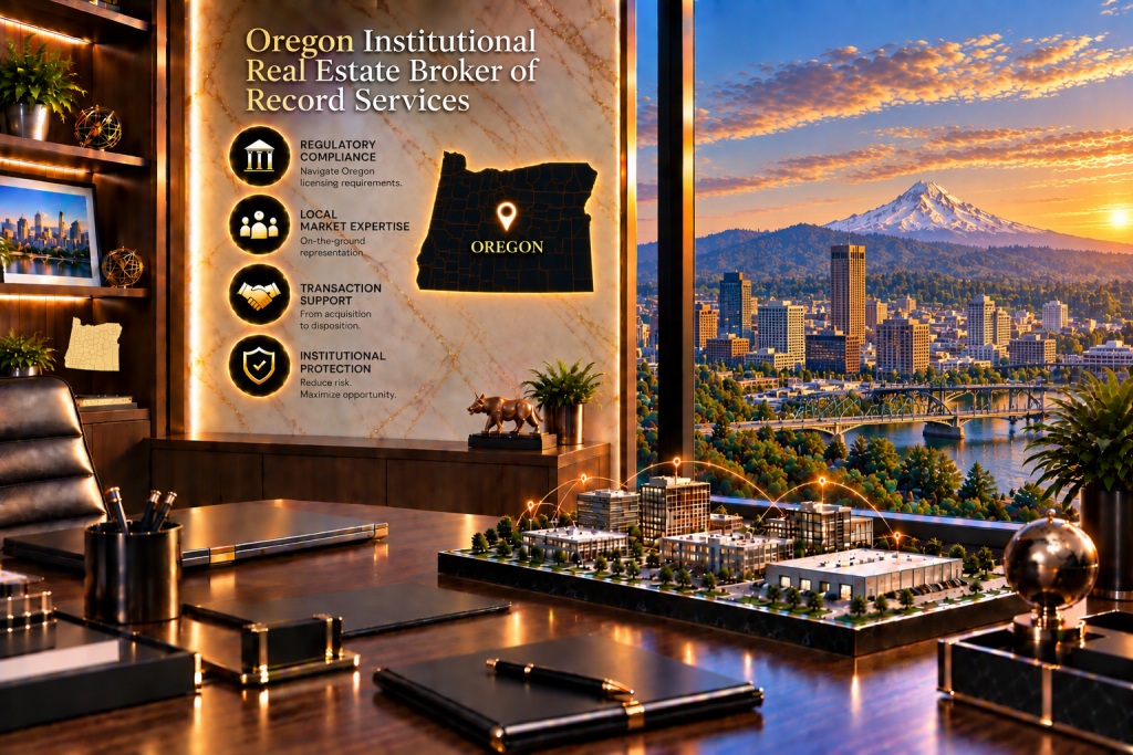 Commercial Real Estate Broker of Record in Oregon