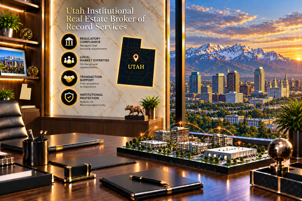 Commercial Real Estate Broker of Record in Utah